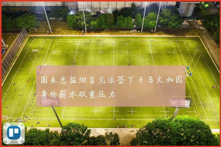 国米总监坦言无法签下卡马文加因身价薪水双重压力